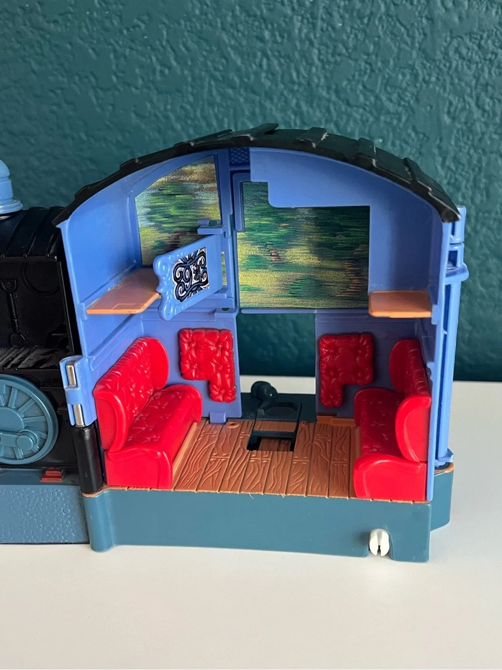 Hogwarts Express Toy Train Mattell 2001 Harry Potter Polly Pocket Style Toy
